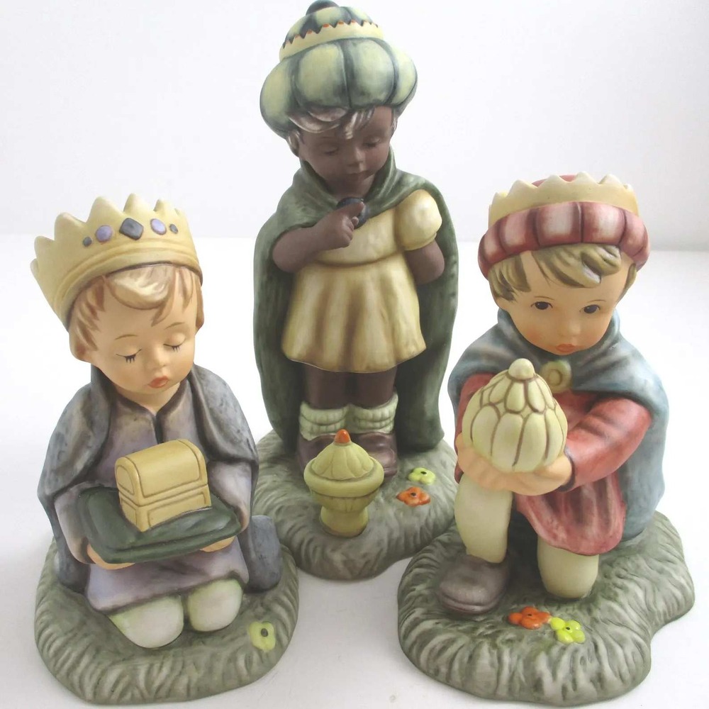 Berta Hummel Nativity Set: Goebel 3 Wise Men, 1996 Collection